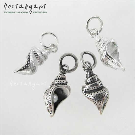 Подвеска Seashell Sterling Silver 16 мм, изображение 4