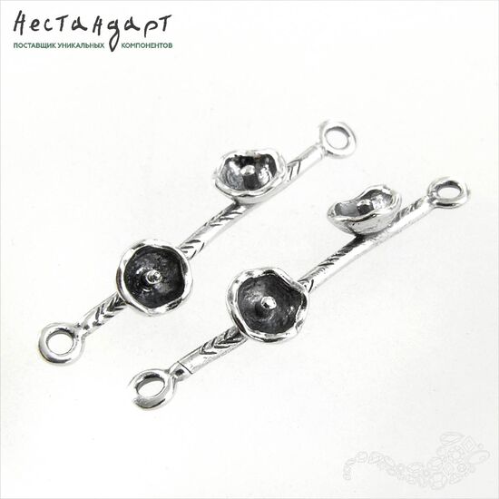 Коннектор Molla Silver Plated 32 мм, изображение 4