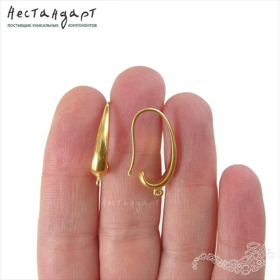 Швензы Autentico Vermeil Sterling Silver 23 мм (пара), изображение 2