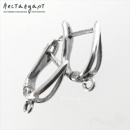 Швензы Tear Silver Plated 15х4 мм (пара)