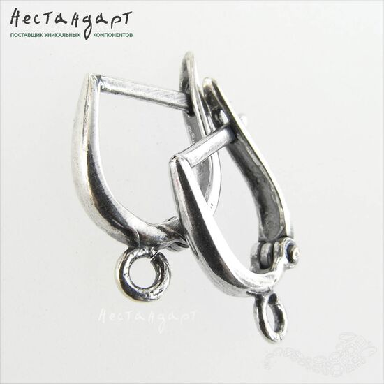 Швензы Flexure Silver Plated 15х2 мм (пара)