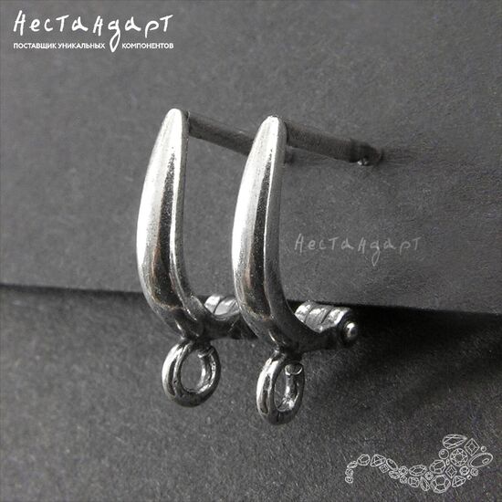 Швензы Flexure Silver Plated 15х2 мм (пара), изображение 4