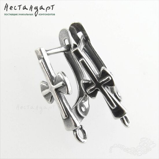 Швензы Cross Silver Plated 19х6 мм (пара)