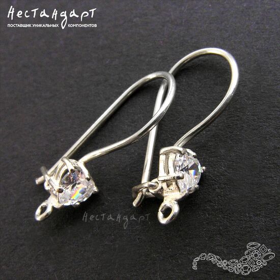 Швензы Ice Heart Sterling Silver 19 мм (пара)