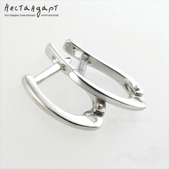 Швензы Dolly Sterling Silver 13х1,3 мм (пара), изображение 3