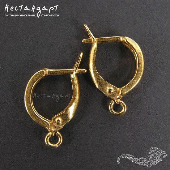 Швензы Parallel Gold Plated 16х4 мм (пара), изображение 5