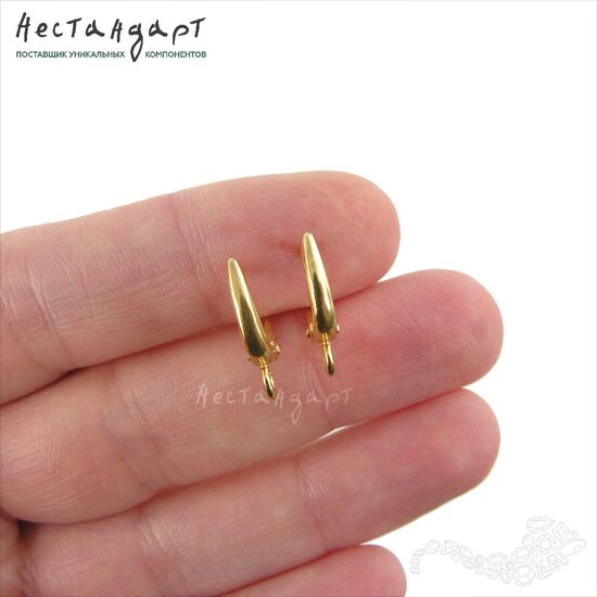 Швензы Flexure Gold Plated 15х2 мм (пара), изображение 2