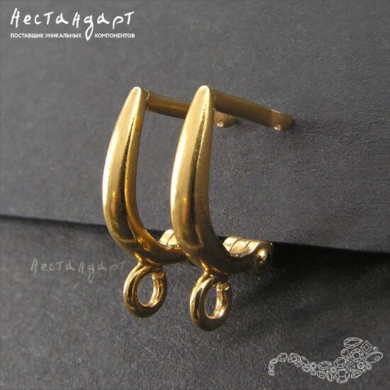 Швензы Flexure Gold Plated 15х2 мм (пара), изображение 3