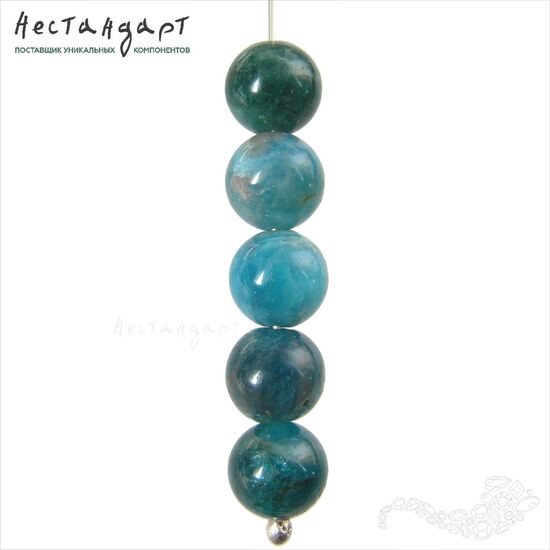 Апатит натуральный Smooth Ball 8 мм (уп.5 шт.), изображение 4