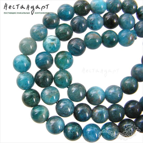 Апатит натуральный Smooth Ball 8 мм (уп.5 шт.), изображение 5