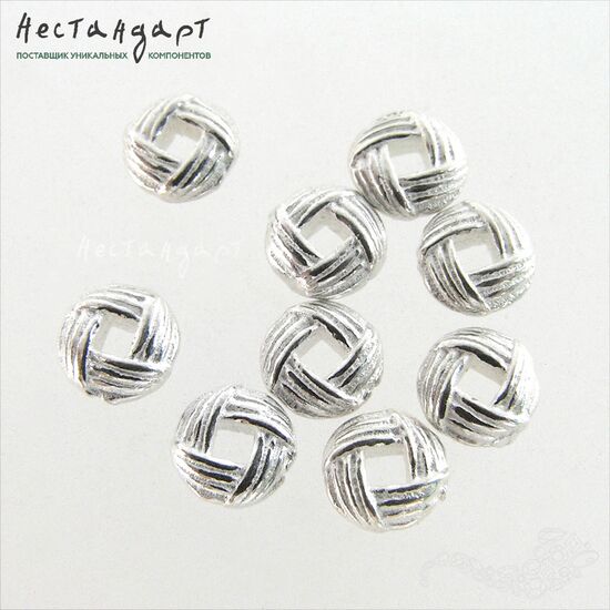 Бусина Ravel Sterling Silver 5х2 мм, изображение 2