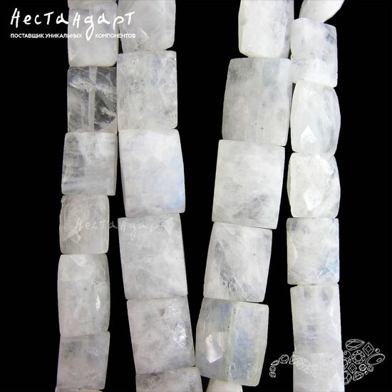 Лунный камень натуральный Trapeze 10-15 мм, изображение 4