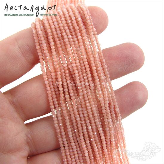 Гелиолит натуральный 1,9 мм (нить 16 см), изображение 3