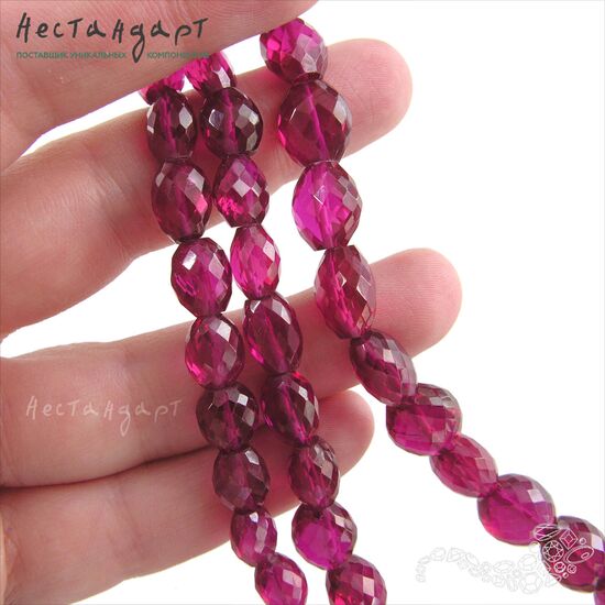 Шпинель рубиновая с огранкой Mandrino Prezioso 9-11 мм, изображение 2