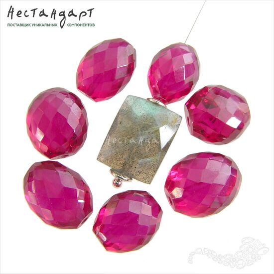 Шпинель рубиновая с огранкой Mandrino Prezioso 9-11 мм, изображение 3