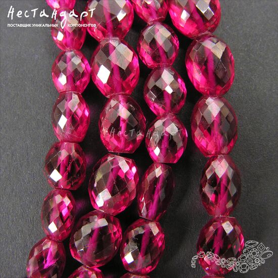 Шпинель рубиновая с огранкой Mandrino Prezioso 9-11 мм, изображение 4