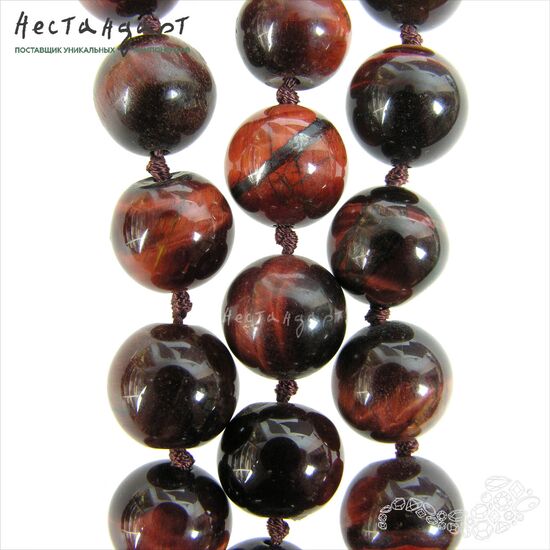 Бычий глаз натуральный 12 мм (уп. 6 шт.)