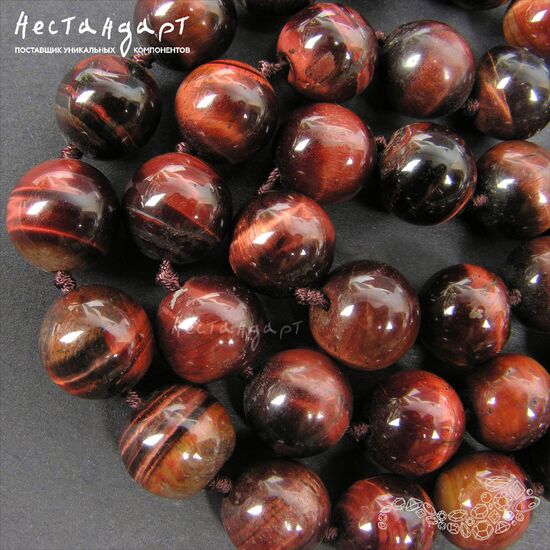 Бычий глаз натуральный 12 мм (уп. 6 шт.), изображение 3