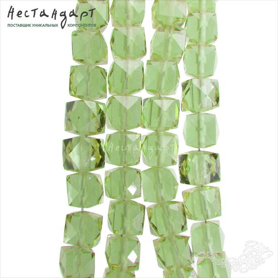 Зултанит наноситал с огранкой Cut Cube 6-7 мм, изображение 5