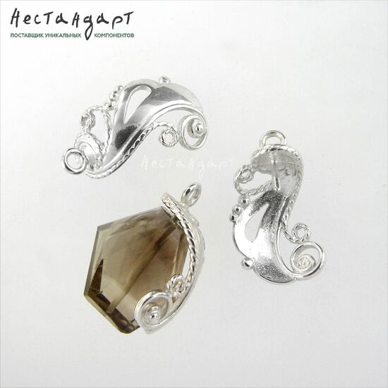 Концевик со штифтом Peacock Sterling Silver 18 мм, изображение 4