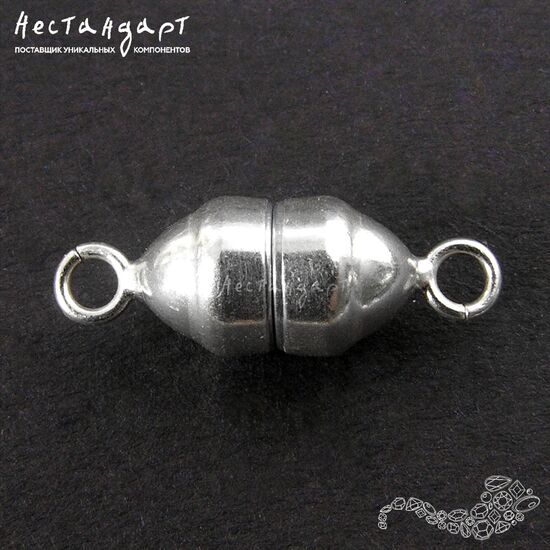 Замок магнитный Load Sterling Silver 18х7 мм
