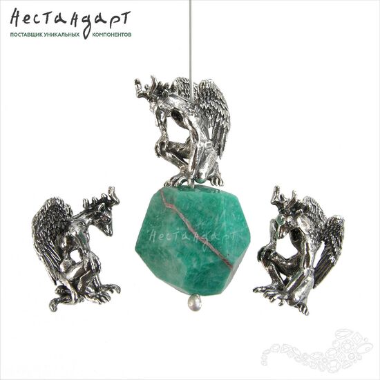 Бусина Chimera Sterling Silver 15 мм