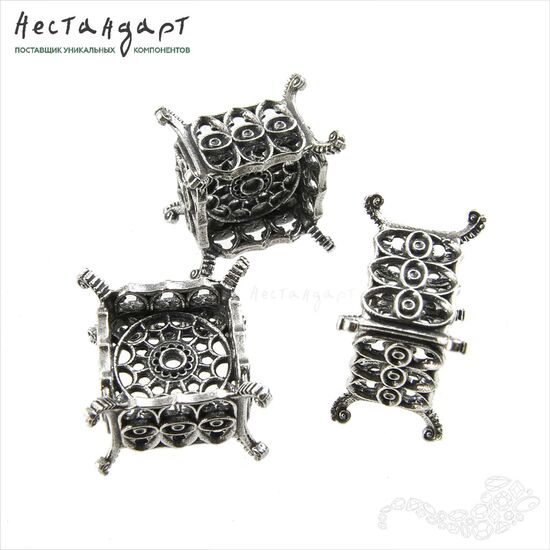 Бусина Gothic Stylobate Sterling Silver 11,5 мм, изображение 2