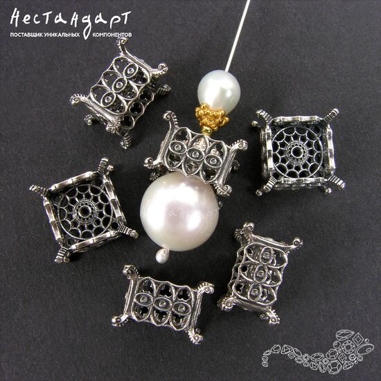 Бусина Gothic Stylobate Sterling Silver 11,5 мм, изображение 4