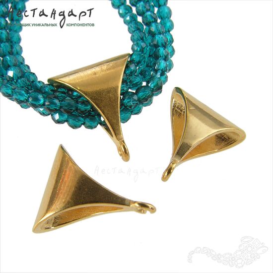 Бейл-держатель для кулона Suprematism Vermeil Sterling Silver 13х11 мм, изображение 4