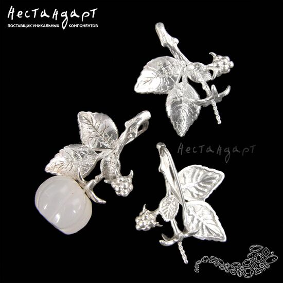 Бейл-держатель для кулона Framboise Sterling Silver 22 мм, изображение 4