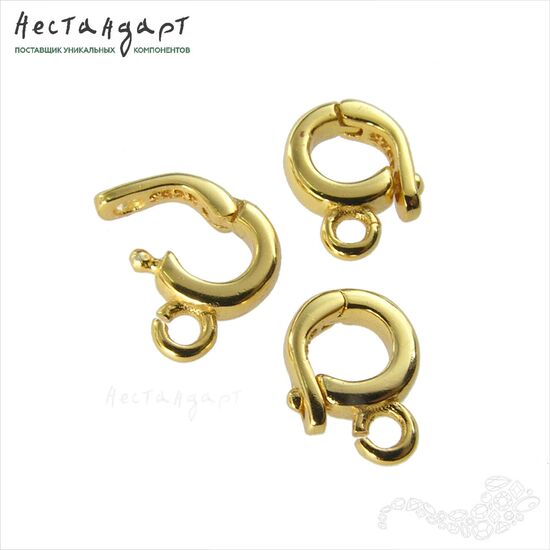 Бейл-держатель для кулона Piccolo Vermeil Sterling Silver 8 мм