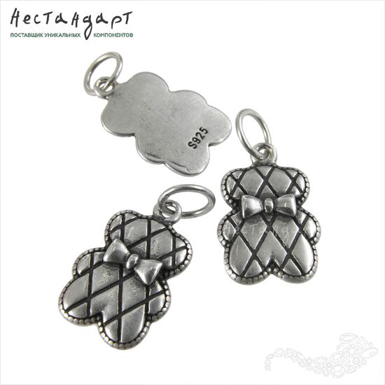 Подвеска с кольцом Teddy Sterling Silver 16 мм, изображение 2