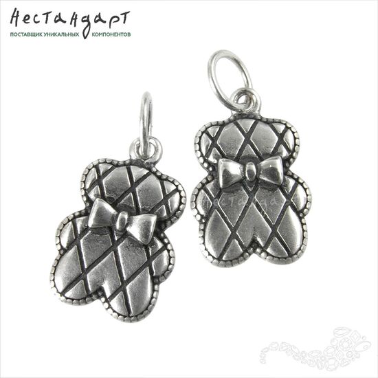 Подвеска с кольцом Teddy Sterling Silver 16 мм, изображение 5