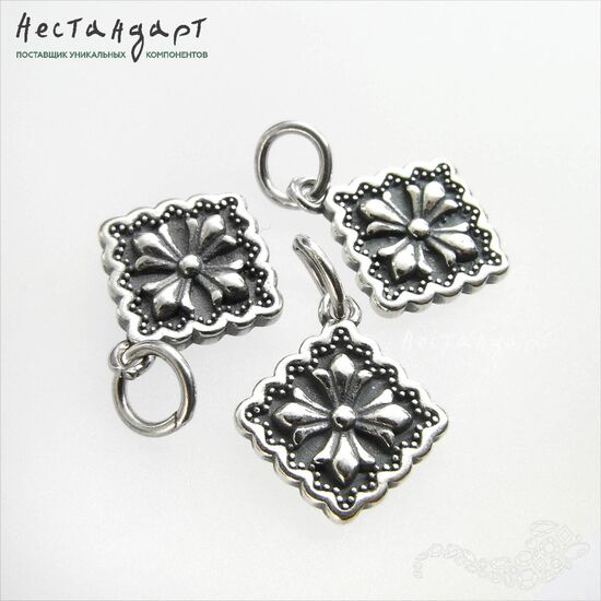Подвеска с кольцом Maltese Sterling Silver 15 мм