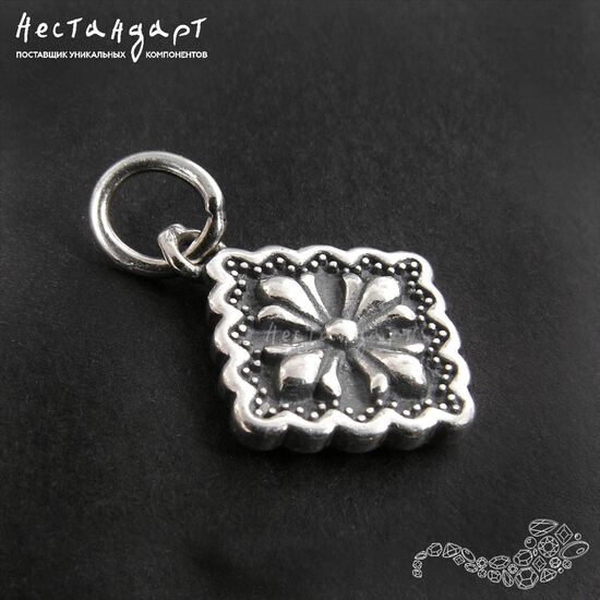 Подвеска с кольцом Maltese Sterling Silver 15 мм, изображение 2