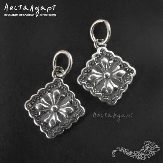 Подвеска с кольцом Maltese Sterling Silver 15 мм, изображение 4