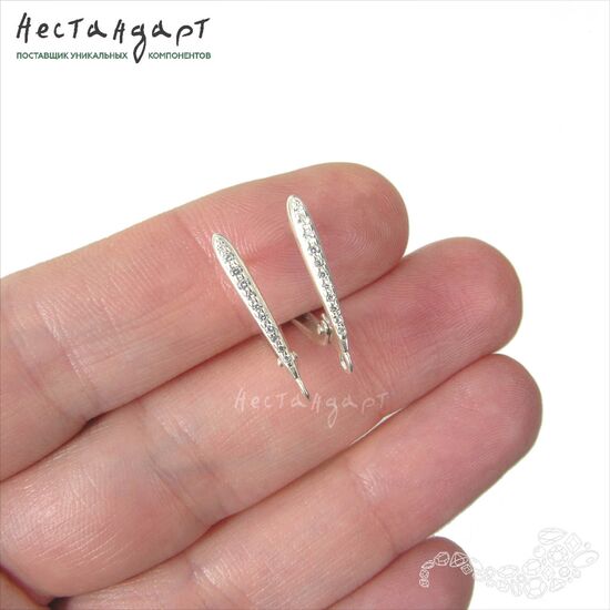 Швензы Lunaire Sterling Silver 18,5 мм (пара), изображение 3