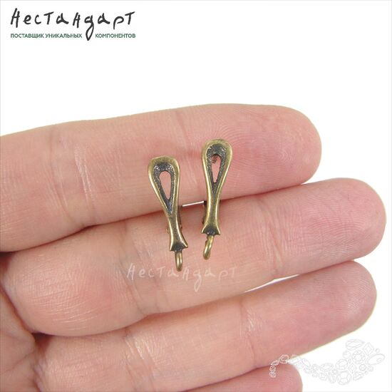 Швензы Style Patina Bronze 17х5 мм (пара), изображение 2