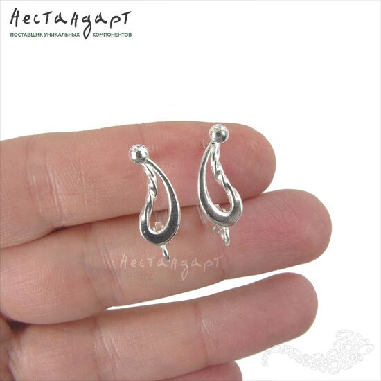 Швензы Forgiata Bright Silver Plated 19х7 мм (пара), изображение 2