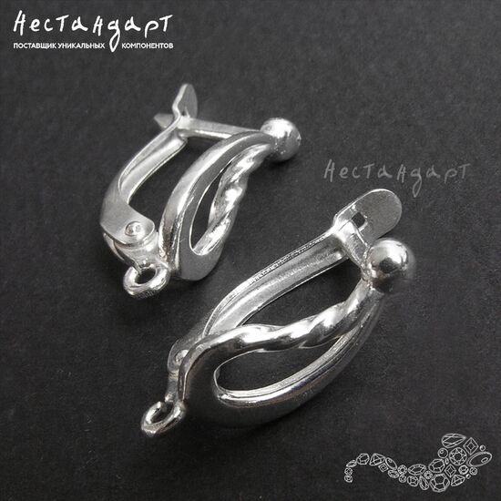 Швензы Forgiata Bright Silver Plated 19х7 мм (пара), изображение 3