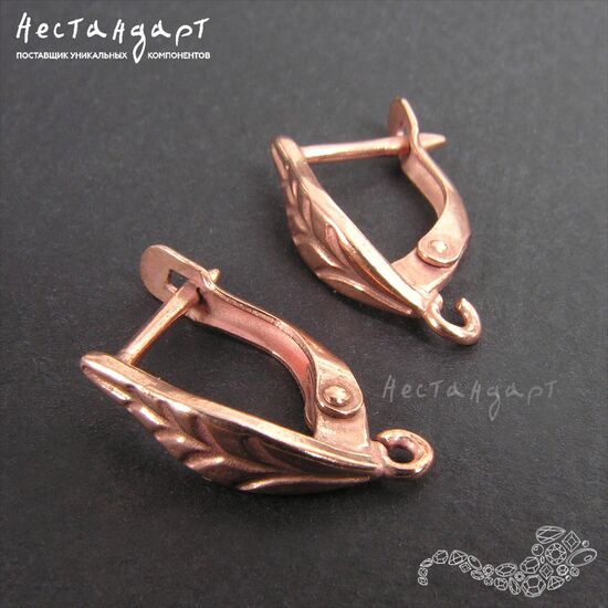 Швензы Sharp Leaf Copper 18х4 мм (пара), изображение 3