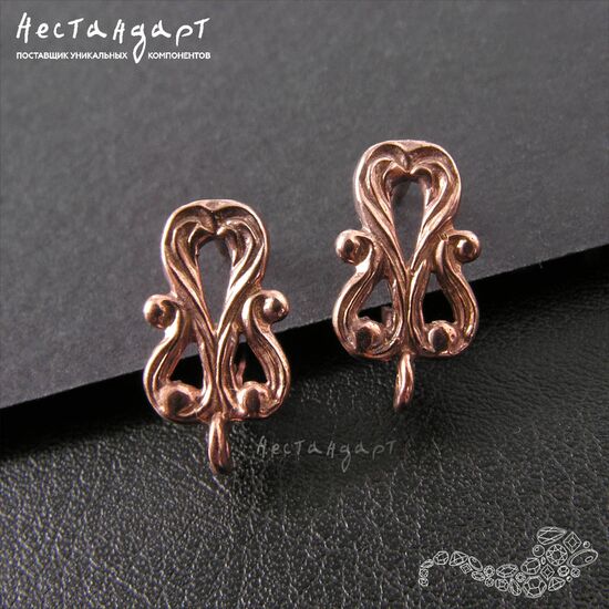 Швензы Ornament Copper 16х8 мм (пара), изображение 2