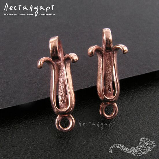 Швензы Curls Copper 18х8 мм (пара), изображение 2