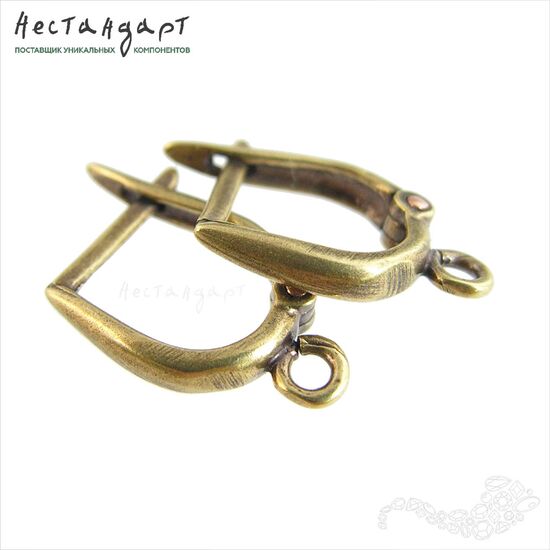 Швензы Flexure Patina Bronze 15х2 мм (пара)