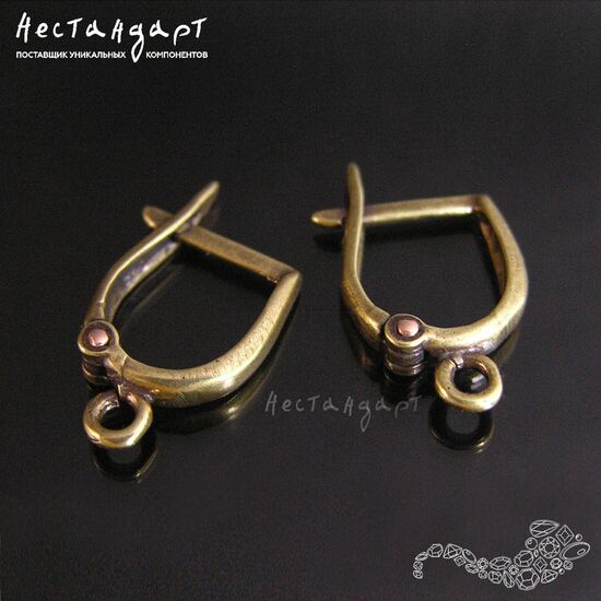 Швензы Flexure Patina Bronze 15х2 мм (пара), изображение 3