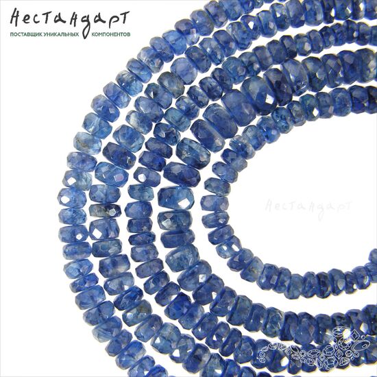 Кианит натуральный Sapphire Blue 3-5 мм (уп. 10 шт.), изображение 4