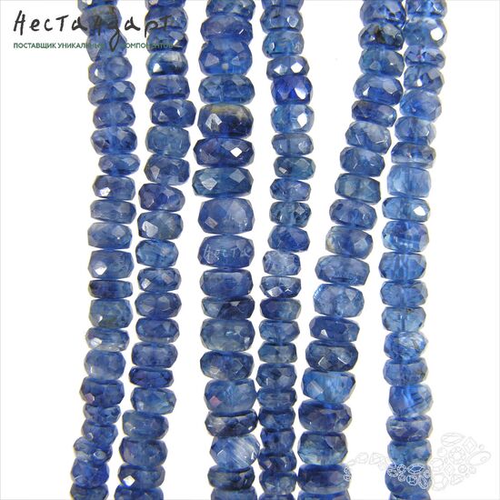 Кианит натуральный Sapphire Blue 3-5 мм (уп. 10 шт.), изображение 5