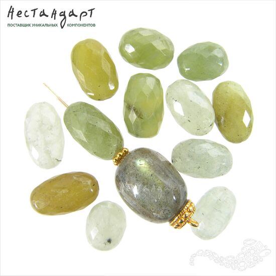 Сапфир натуральный облагороженный Verde 7-8х10-11 мм, изображение 3