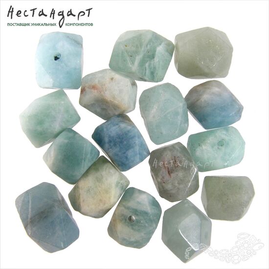 Аквамарин натуральный Coupage 13-16 мм, изображение 6
