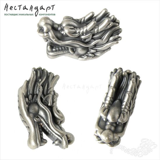 Бусина Bestia Favolosa Sterling Silver 19 мм